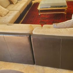  Sectional Sofa, Two-Tone Modular