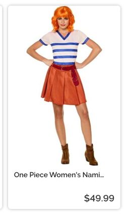 One Piece Nami Adult Costume Size L