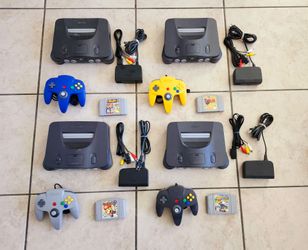 Nintendo 64 / N64 sets with Games & Hdmi available
