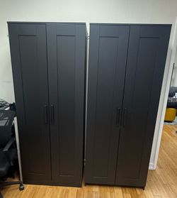 2, IKEA Brimmes Wardrobes