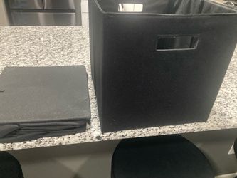 13x13 Collapsable Storage Bins quantity of 14
