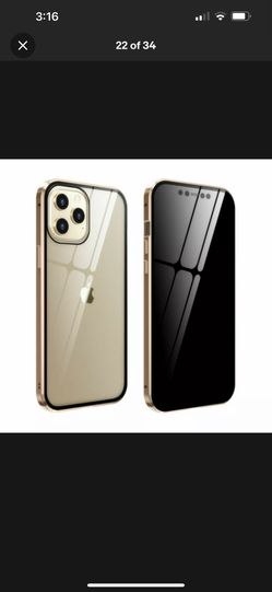 Brand New In The Box Magnetic With A Privacy Screen iPhone 13 Pro Max See Through Case