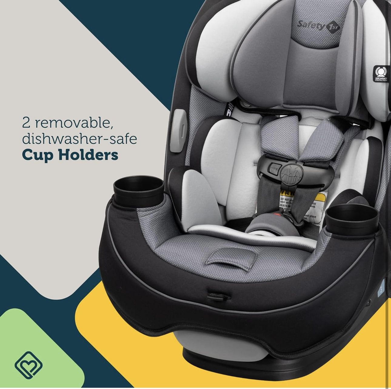 Safety 1st Grow and Go All in One Convertible Car Seat, Rear