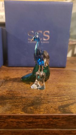 Swarovski Peacock With Box 