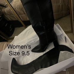 Women’s Knee High Black Boot