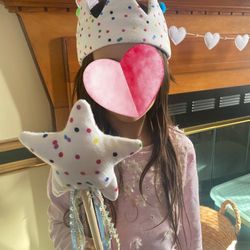 Fabric Crown and Fairy Wand 