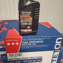 Special Price Synthetic Motor Oil Case 12QT $45 Only 
