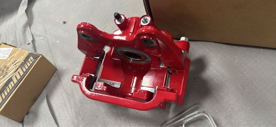 Red Powder Coated Brake Caliper