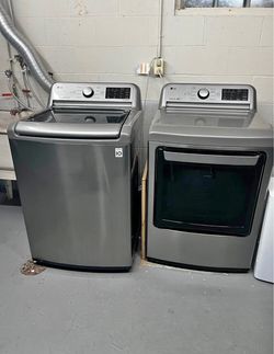 LG SMART TOP LOAD WASHER & DRYER SET
