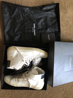 Saint Laurent Paris hi top sneaker