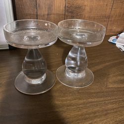 Heavy Pillar Candle Holders 