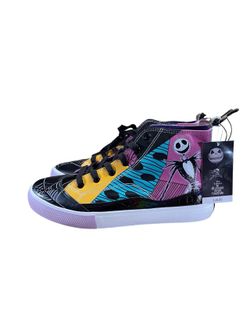 Women's SIZE 9 Disney Nightmare Before Christmas High Top Lace Up sneaker NEW