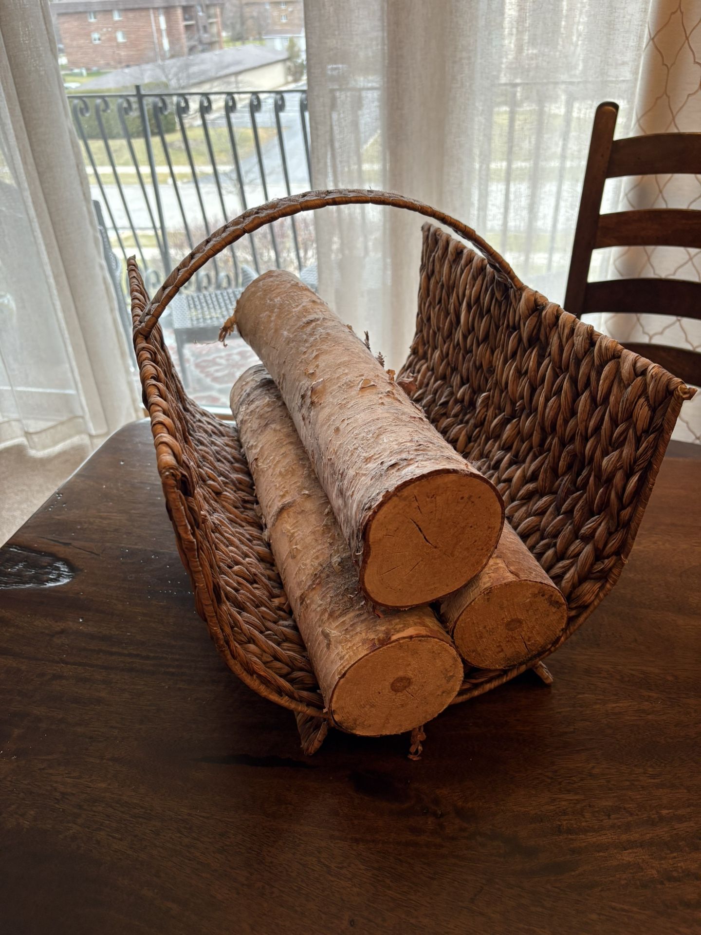 Wicker Log Holder 