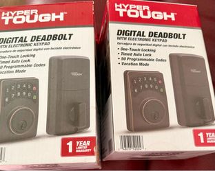 DIGITAL DEADBOLT WITH ELECTRONIC KEYPAD