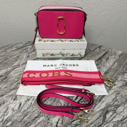Pink Two-Tone Crossbody Bag