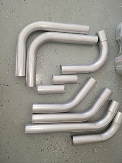 3" aluminized exhaust tubing