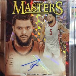 23/24 Topps Finest 10/10 Fred Vanfleet Masters Auto