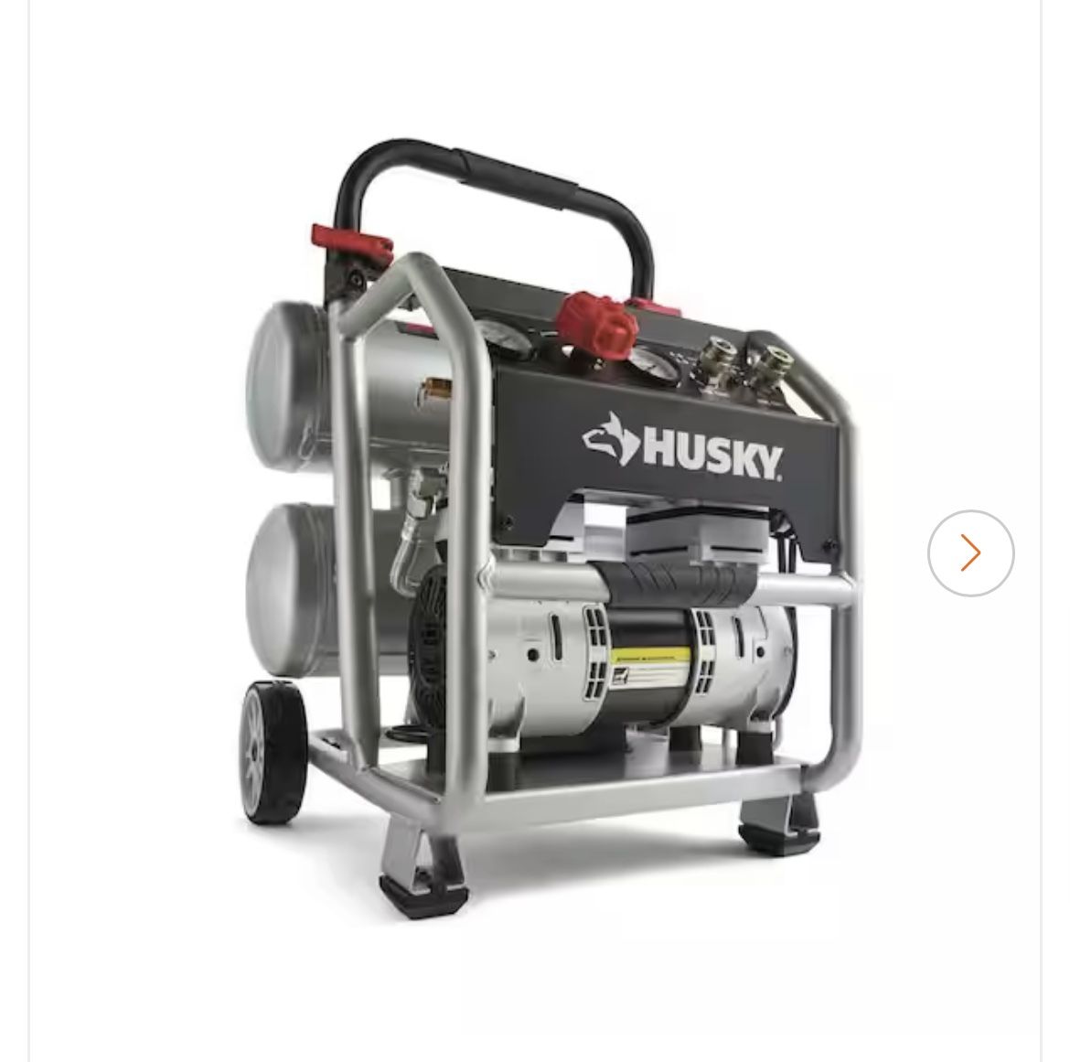 Husky Husky 4.5 Gal. 175 PSI Portable Electric Quiet Air Compressor