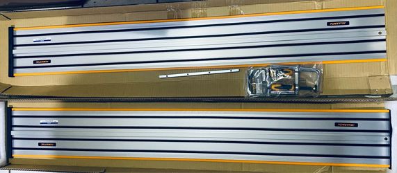 OBO New Other POWERTEC 110” (2x55") Track Saw Guide Rail For DeWalt Track Saws
