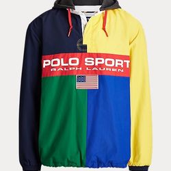 Ralph Lauren Polo Sport Retro Pullover Rugby Jacket