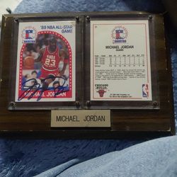Autographed  Michael Jordan Card