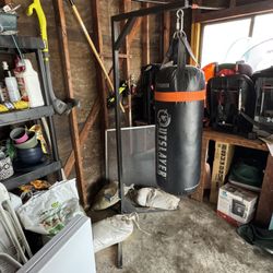 Punching Bag w/ Rack