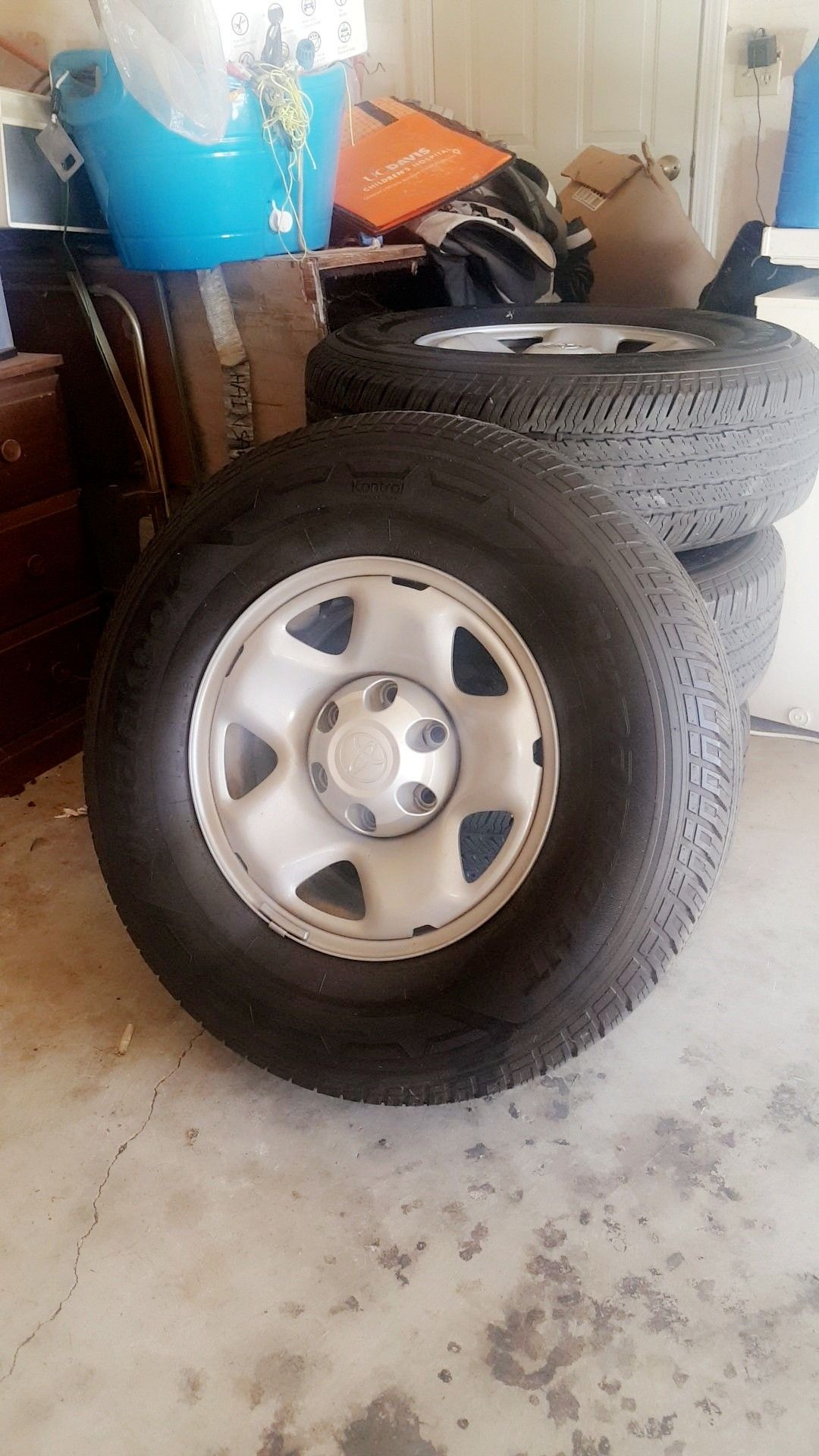 Newly used tires