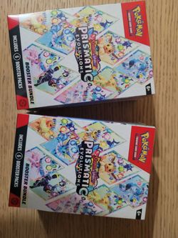 Pokémon Scarlet & Violet Prismatic Evolutions Booster Bundle x2