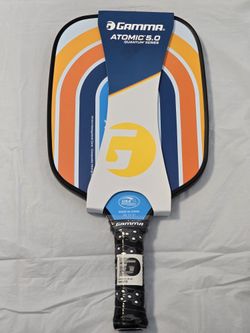 GAMMA Sports Atomic 5.0 Pickleball Paddle 14mm Quantum Series Composite NEW