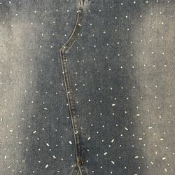 Forever 21 Jean Studded Skirt 2xl
