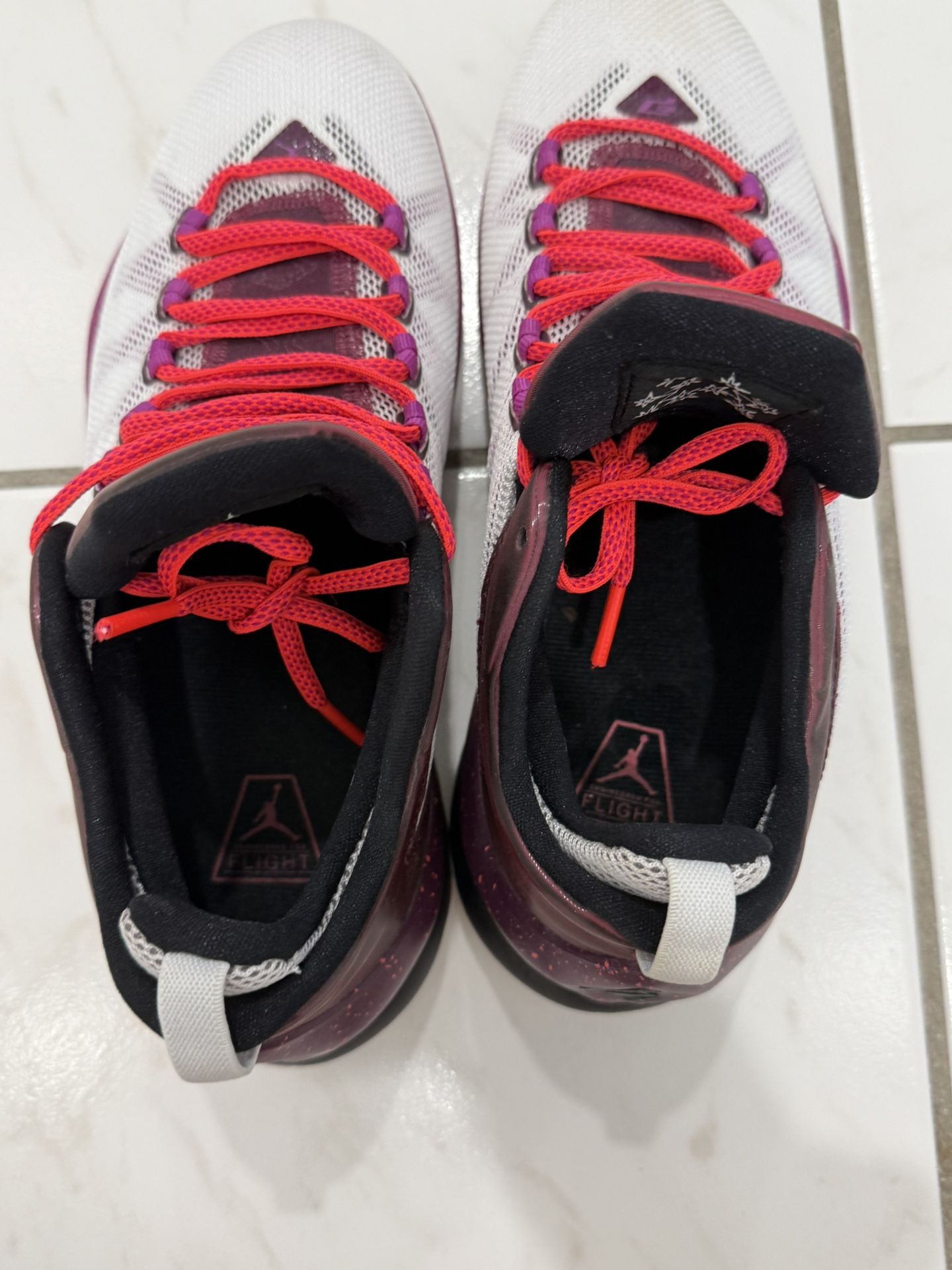 Jordan AE X 'White Bordeaux Fuchsia Flash' Size Men's