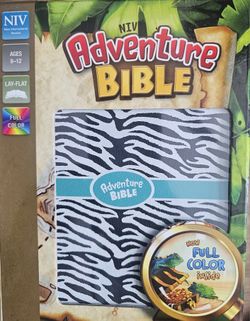 New NIV Adventure Bible Zebra Print