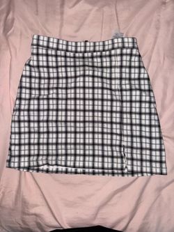 Hollister ultra high rise Plaid skirt