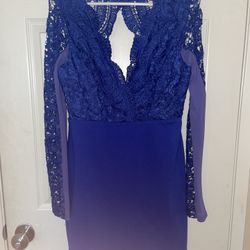 Large Royal Blue Woman’s Dress 