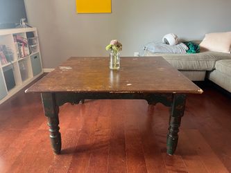Square Wooden Coffee Table