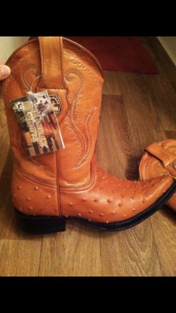 Botas de avestruz de mujer nuevas
