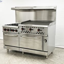 NSF 60 ins 4 Burner 36 ins Charbroiler RGR60-36CB
