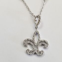 Necklace Sterling Silver And Cultured Pearls 