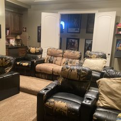 8 Reclining Theater Seating