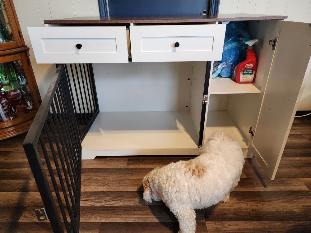 Wayfair Wood Dog Crate With Storage