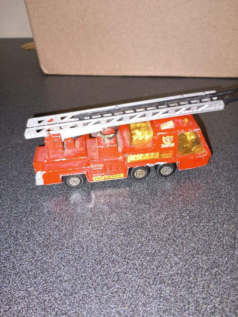 Vintage Matchbox Super King Fire Truck Collectable 