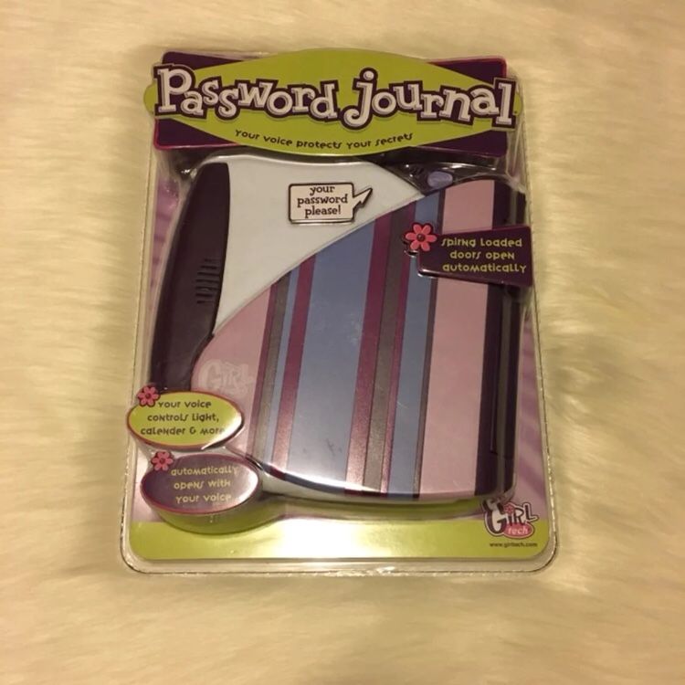 Girl Tech Password Journal NEW