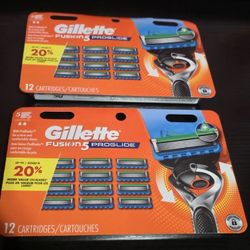 GILLETTE FUSION 5 RAZOR CARTRIDGES 12 PACK