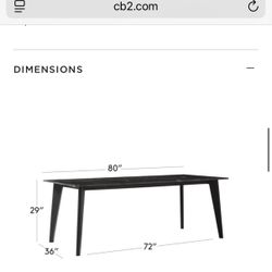 Harper Black Dining Table With Black Marble Top. 
