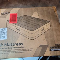 Dr. Air King Size Air Mattress With Velvety Top