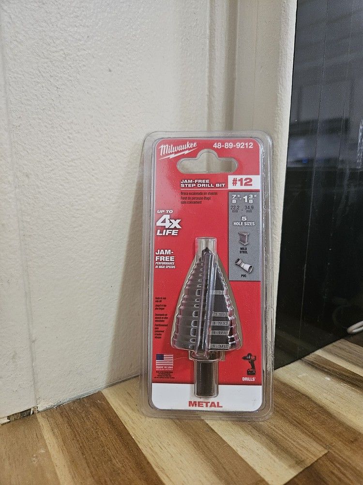 Milwaukee Step Drill Bit