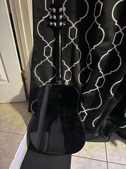 Black Acoustic Guitar