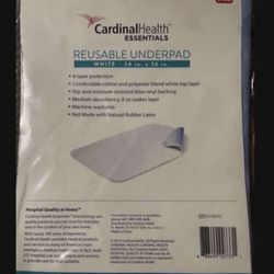 Reusable Blue & White Underpad 💵  Almoadilla Reusable Azul y Blanca  