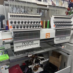 🧵 Ricomma Embroidery Machine – 20 Needles (Double Head) 🧵