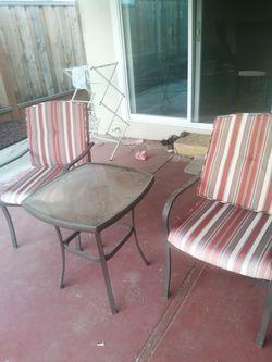 Bistro set - table and 2 chairs